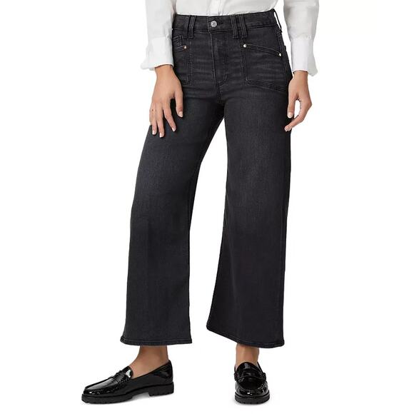 PAIGE Anessa High Rise Ankle Wide Leg Jeans in Renetta Size 30 - Picture 1 of 7